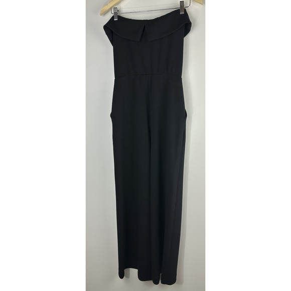 Spanx AirEssentials Strapless Jumpsuit Black Aireluxe Stretch 50771R Size Small - Picture 2 of 13